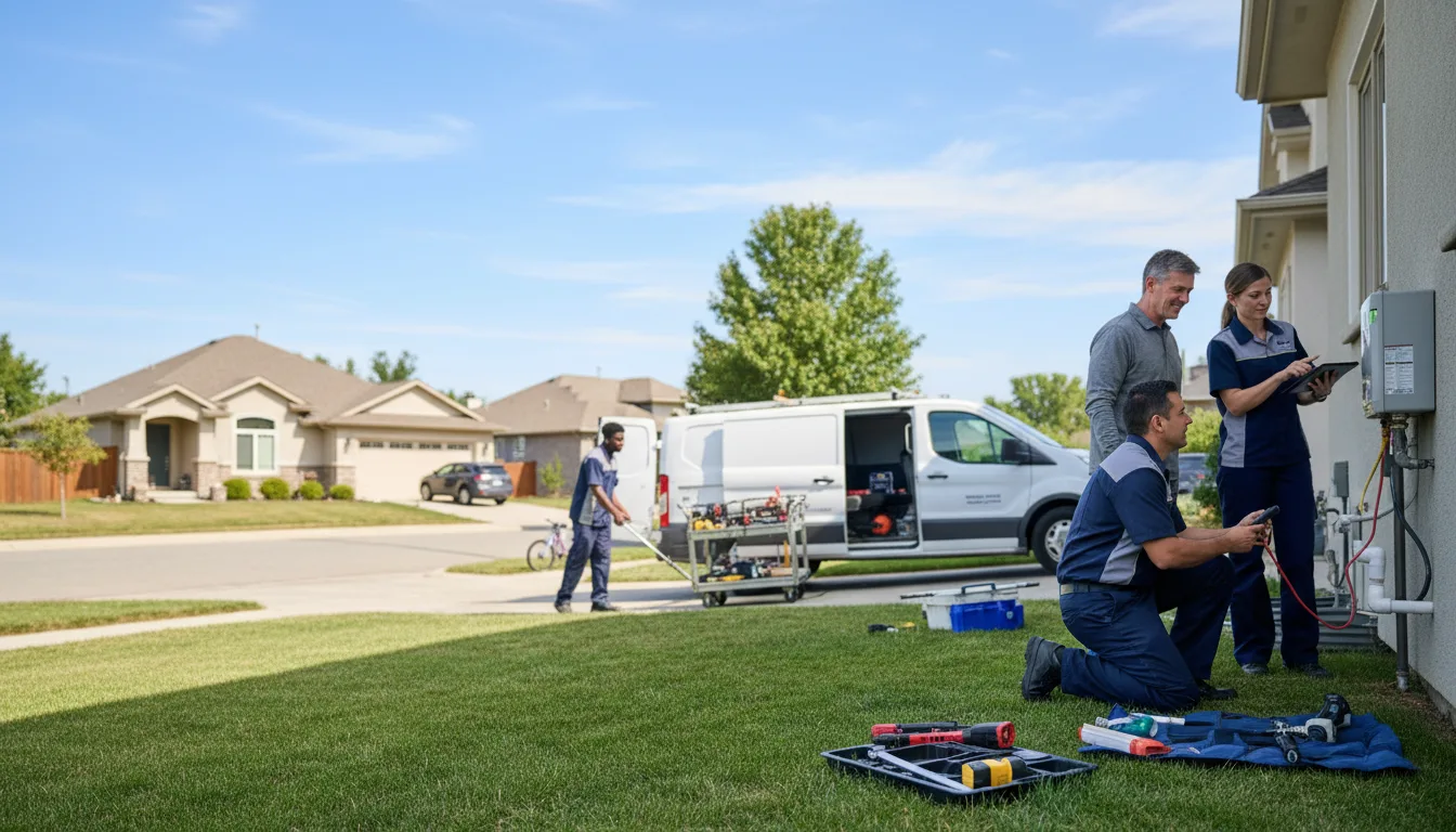 Tankless water heater service in Liberty Hill, TX